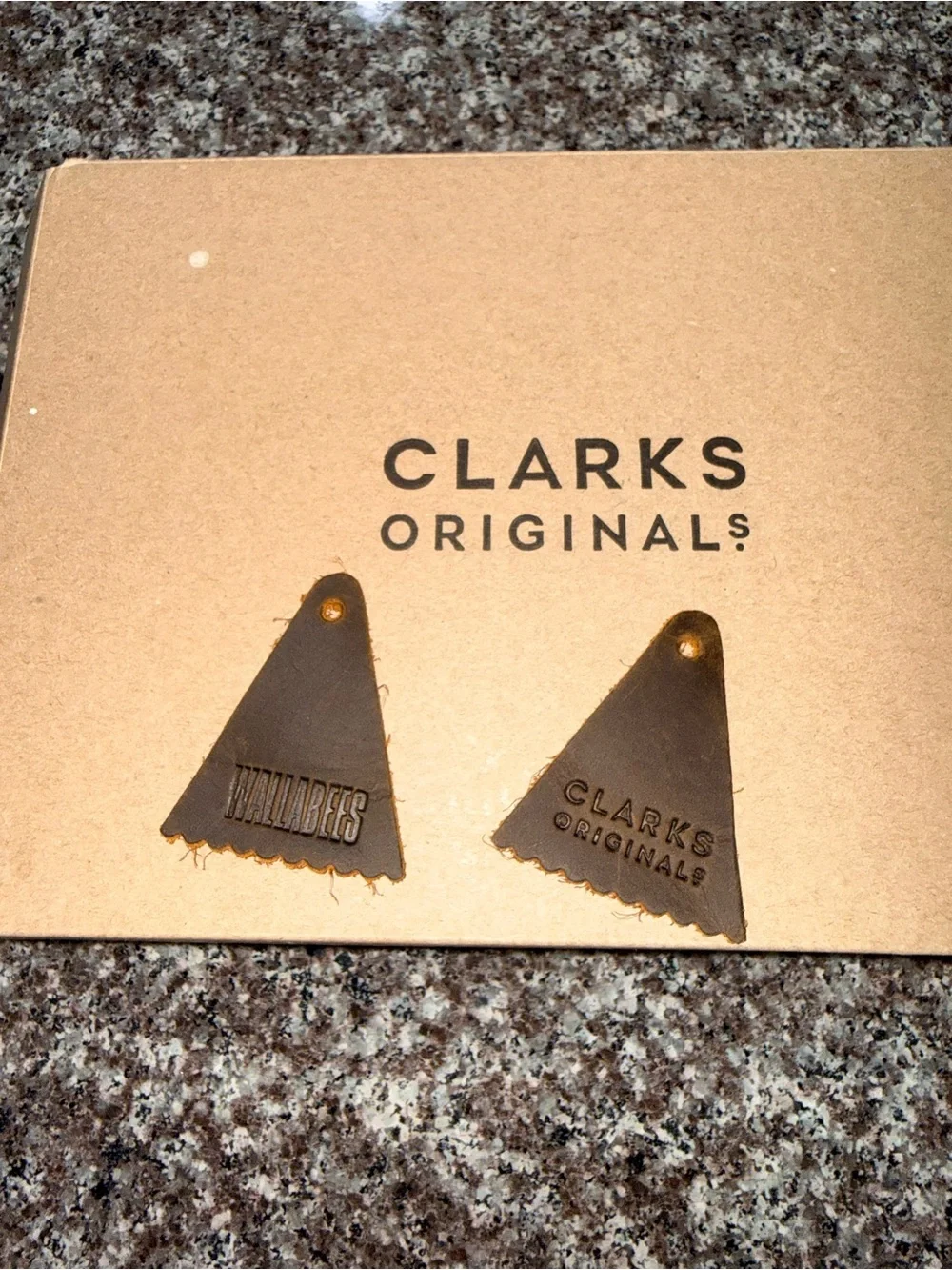 Kids Clarks Brown Leather Chukka Boots with Tan Soles